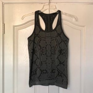 Lululemon Swiftly Tech Snake Print Tank